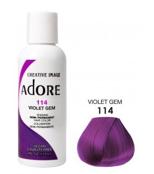 Coloration semi permanente Adore 114 VIOLET GEM