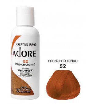 Coloration semi permanente Adore 52 FRENCH COGNAC Coloration semi permanente Adore 52 FRENCH COGNAC