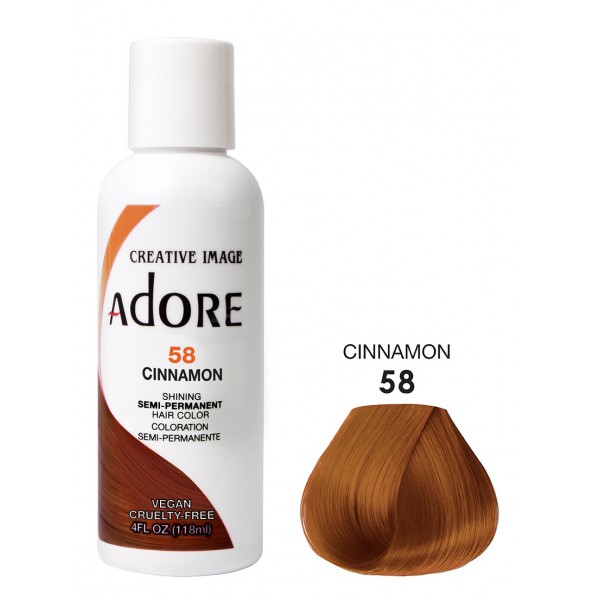 Coloration semi-permanente n° 58 CINNAMON 118ml Coloration semi-permanente n° 58 CINNAMON 118ml