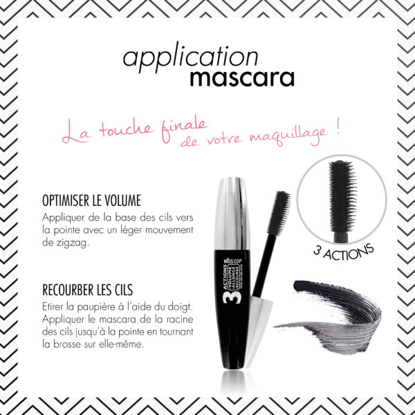 Mascara 3 Actions NOIR #MC3193