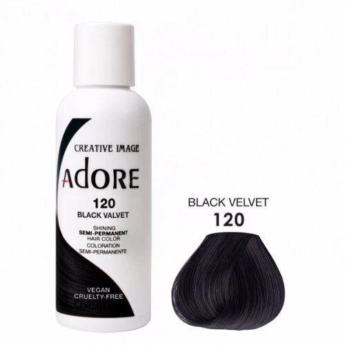 Coloration semi permanente ADORE 120 BLACK VELVET Coloration semi permanente ADORE 120 BLACK VELVET
