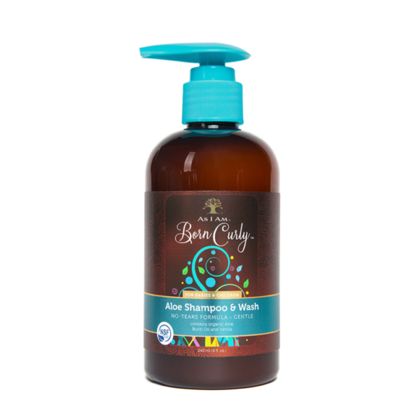 as i am born curly aloe shampoo enfant