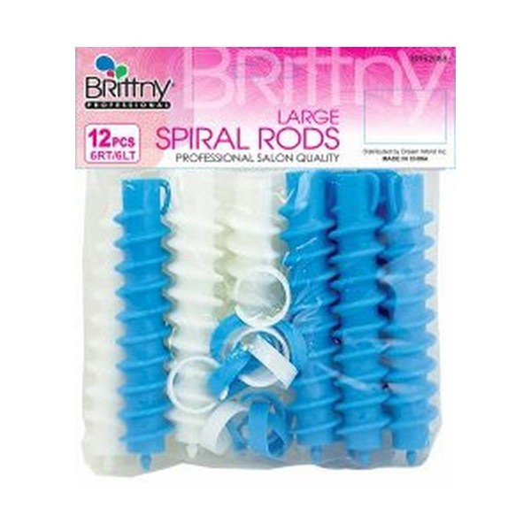 Bigoudis Large Spiral Rods (x12) #BR52070 Bigoudis Large Spiral Rods (x12) #BR52070