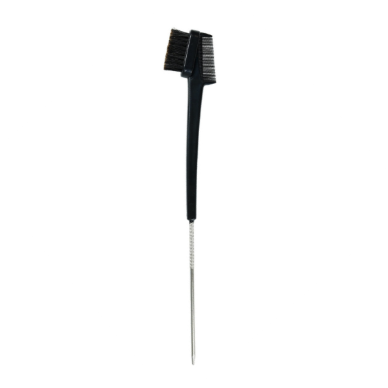 Brosse noire EDGE CONTROL BRUSH METAL PIN TAIL LQQKS Brosse noire EDGE CONTROL BRUSH METAL PIN TAIL LQQKS