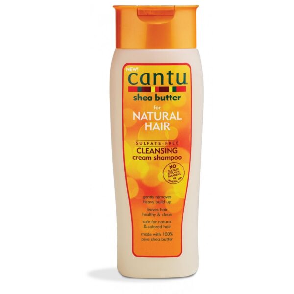 cantu natural hair sulfate free cleansing cream shampoo