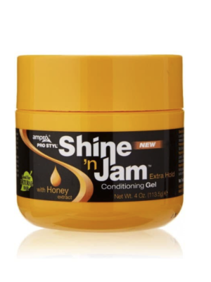 Gel Hydratant Extra Fort à l'extrait de MIEL - Shine 'N Jam 4oz (113g)