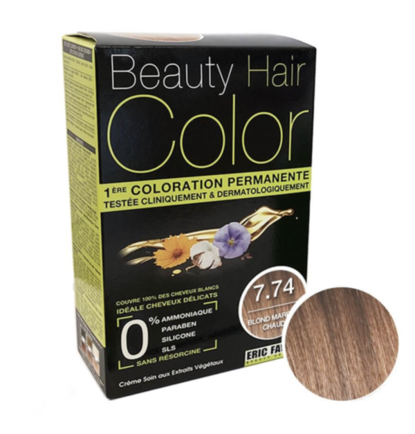 COLORATION BLOND MARRON CHAUD
