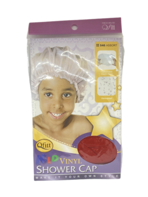 Bonnet de douche ROUGE pour enfants