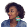 Boucles d'oreilles en bois bouche