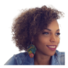 Boucles d'oreilles en bois JAUNE & VERT Effigie