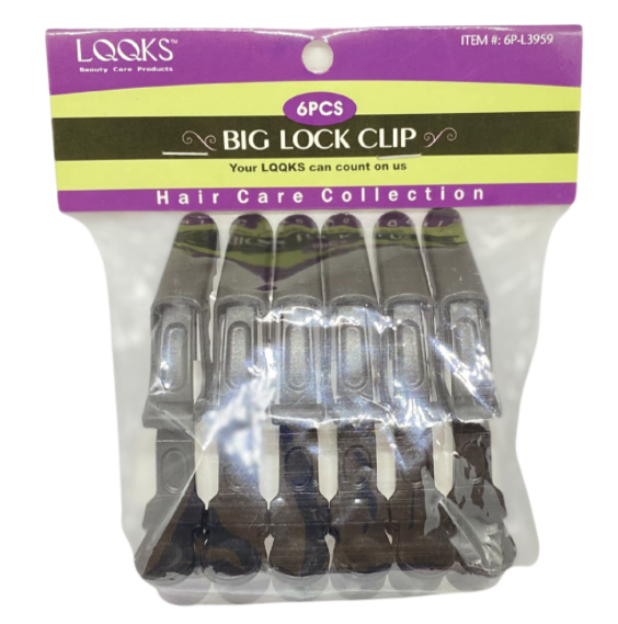Pinces à Cheveux Crocodile CLIP JUMBO 6pcs Pinces à Cheveux Crocodile CLIP JUMBO 6pcs