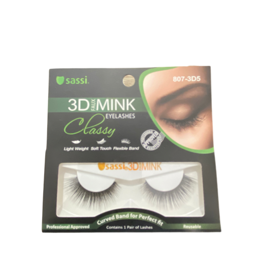 Faux cils 3D MINK CLASSY n°5 #807-3D5 Faux cils 3D MINK CLASSY n°5 #807-3D5