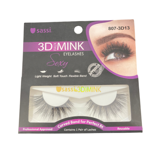 Faux cils 3D MINK SEXY n°5 #807-3D13 Faux cils 3D MINK SEXY n°5 #807-3D13