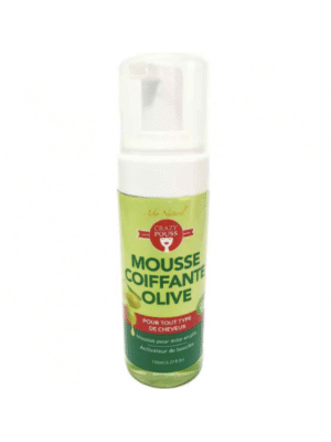 Mousse coiffante à l'huile d'olive - CRAZY POUSS 150ml
