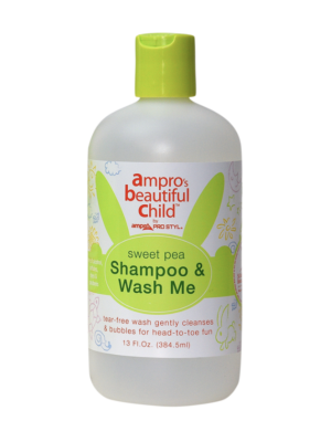 Shampoing & Formule Gel douche BEAUTIFUL CHILD SWEET PEA SHAMPOO & WASH ME 13oz (385ml)
