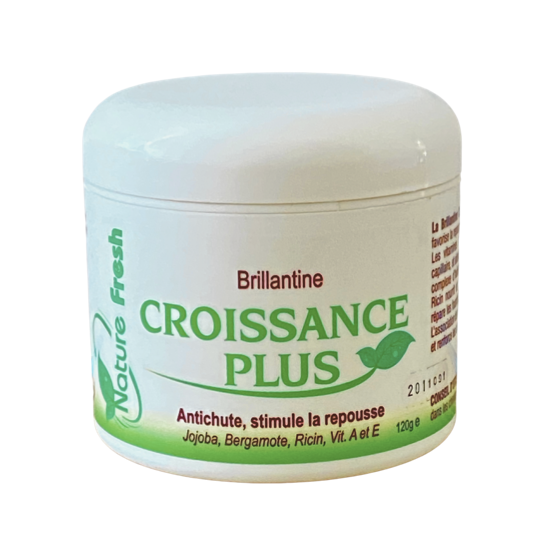 Brillantine anti chute CROISSANCE PLUS 120g Brillantine anti chute CROISSANCE PLUS 120g