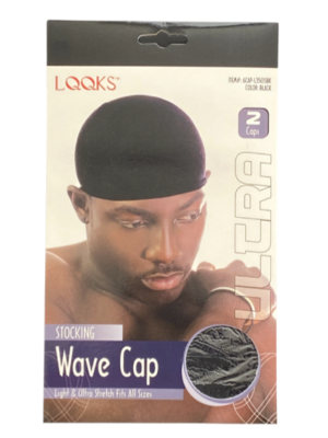 2 Sous-bonnets WAVE CAP NOIR #3505