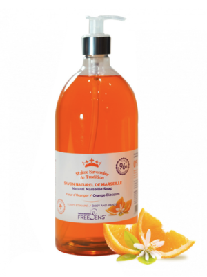 Savon de Marseille FLEUR D'ORANGER 33.8oz (1L)