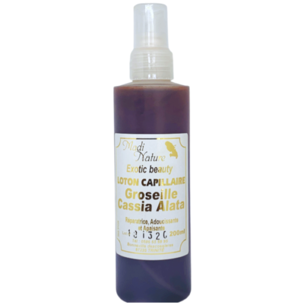 La lotion capillaire réparatrice et adoucissante GROSEILLE CASSIA ALATA est une lotion pour des cheveux sains, doux et disciplinés.