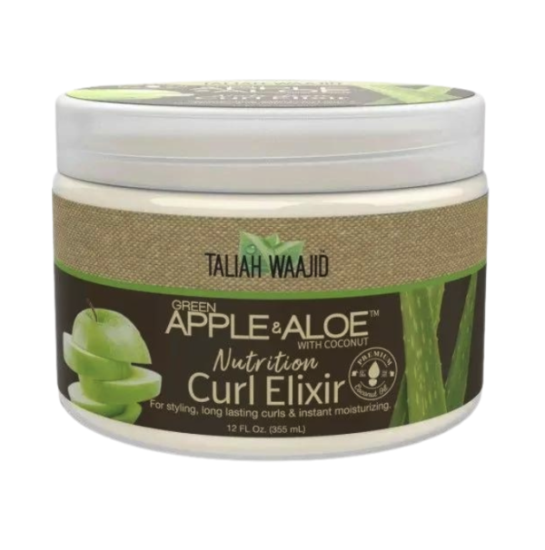 Crème NUTRITION CURL ELIXIR - GREEN APPLE & ALOE with COCONUT 12oz (355ml)