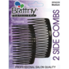 Peigne SIDE 2-PIECE BLACK COMB, MEDIUM #BR98268
