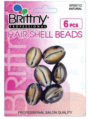 Perles pour cheveux COQUILLAGE SHELL BEADS (6pcs)