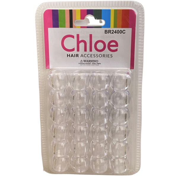 Perles pour Cheveux Transparentes #BR2400C