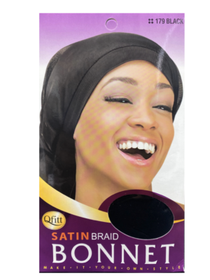 Bonnet Anti-casse SATIN NOIR #179