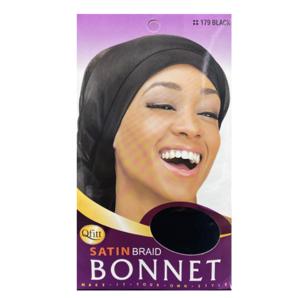 Bonnet Anti-casse SATIN NOIR #179 Bonnet Anti-casse SATIN NOIR #179
