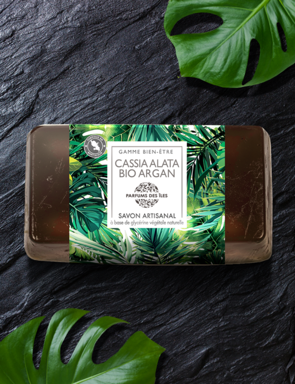 cassia alata bio argan savon parfum des iles cassia alata bio argan savon parfum des iles