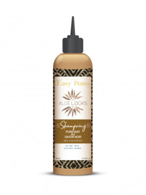 Easy pouss Aloe locks shampoing purifiant au savon noir 250ml