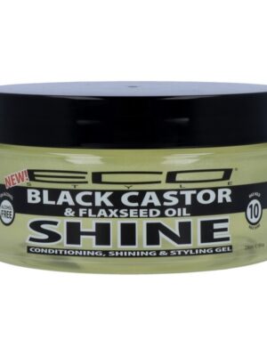 ECOSTYLERSHINEGELBLACKCASTOR236ML