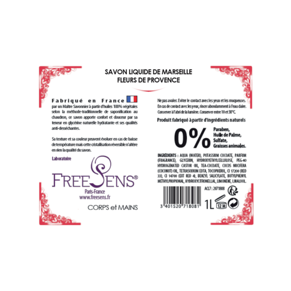 fleurs de provence freesens rouge