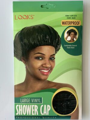 Le bonnet Large Vinyl SHOWER CAP WATERPROOF de la marque LQQKS