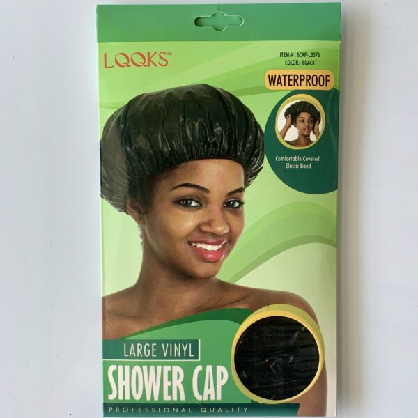 Le bonnet Large Vinyl SHOWER CAP WATERPROOF de la marque LQQKS
