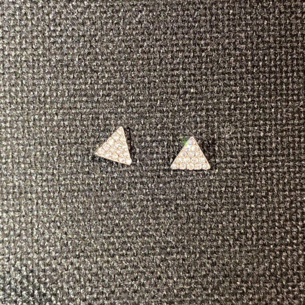 Boucles d'oreilles STRASS  détachables couleur argent de la marque Fashion Jewelry.