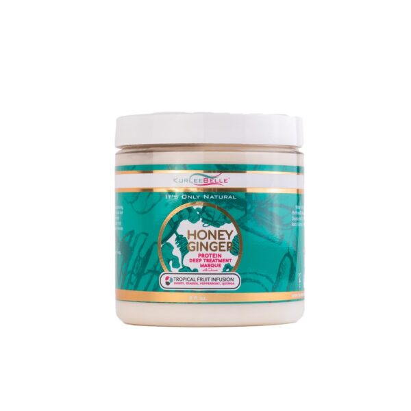 Kurlee Belle Honey Ginger Protein Masque Tropical Fruit Infusion Collection Curly Hair Products Natural Hair kazabeaute.com Kurlee Belle Honey Ginger Protein Masque Tropical Fruit Infusion Collection Curly Hair Products Natural Hair kazabeaute.com