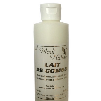 Lait de gombo - MADI NATURE - Kaz A Beaute ait GOMBO de MADI NATURE est un lait capillaire et corporel