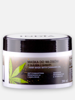 Masque capillaire à l'huile de chanvre 200ml INDIA