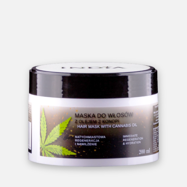 Masque capillaire à l'huile de chanvre 200ml INDIA Masque capillaire à l'huile de chanvre 200ml INDIA