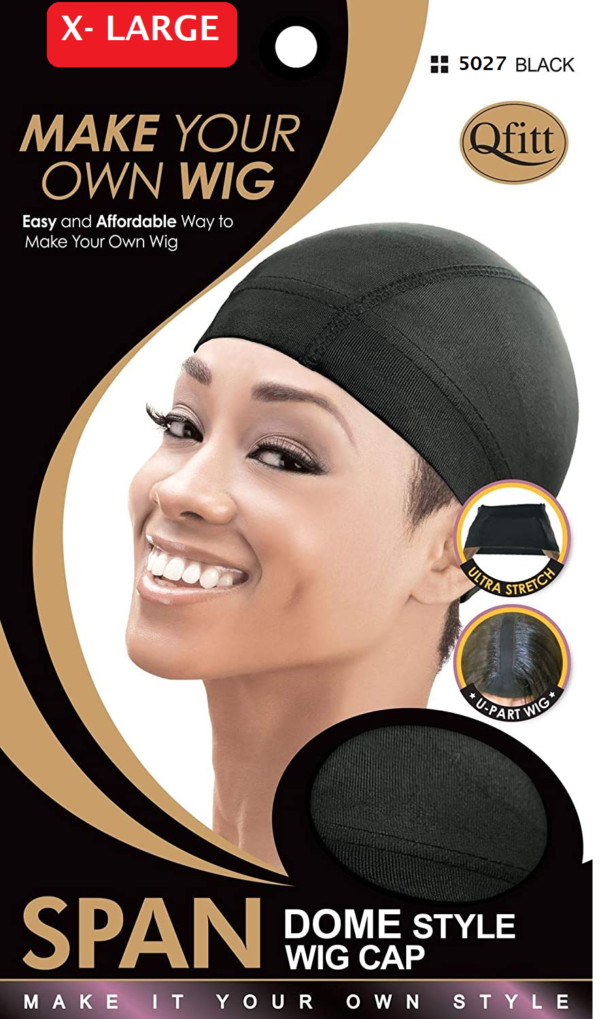 QFITT SPAN DOME WIG CAPE 5027 BLACK X LARGE