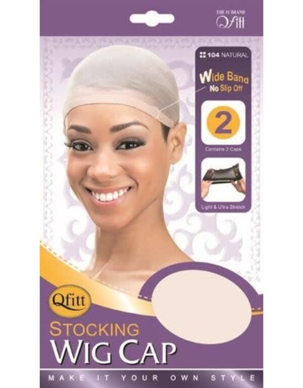 qfitt stocking wig cap 104 natural