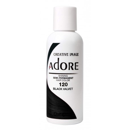 shining semi permanent hair color 120 black velvet 118 ml adore by creative images shining semi permanent hair color 120 black velvet 118 ml adore by creative images