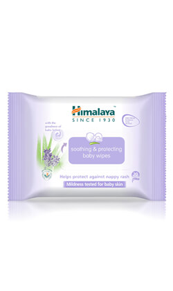 Soothing baby wipes Lingettes protectrices et hydratantes pour bébé HIMALAYA Soothing baby wipes Lingettes protectrices et hydratantes pour bébé HIMALAYA