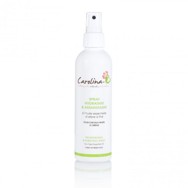 spray hydratant et assainissant cheveux boucles adulte carolina B