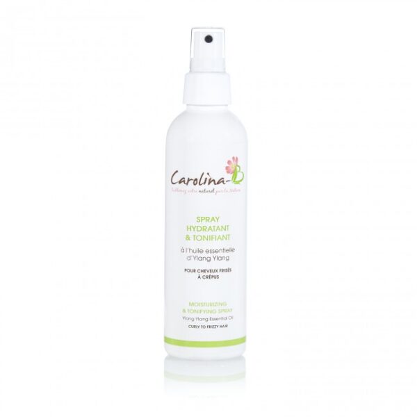 spray hydratant et tonifiant cheveux crepus défrisé bouclés locksés adulte carolina B