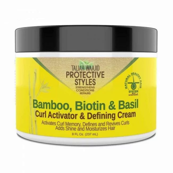 taliah waajid bamboo biotin basil curl activator defining cream