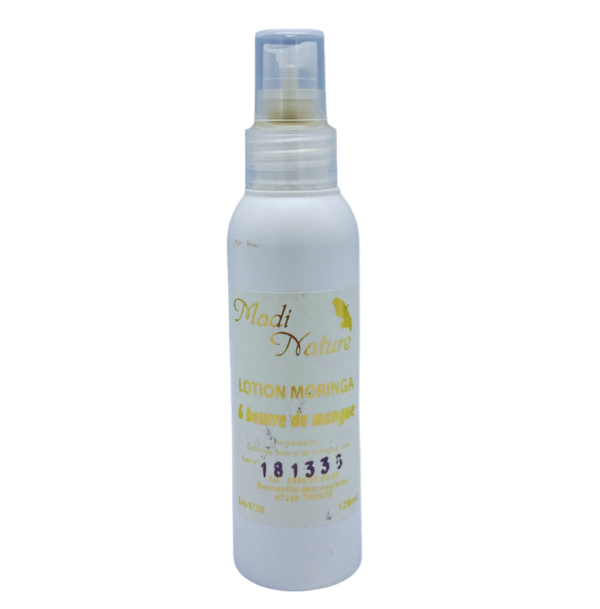 lait moringa mangue - medi nature- Kaz A Beauté Lotion moringa-mangue pour hydratation et fortification des cheveux